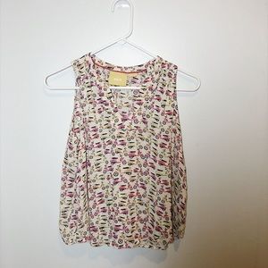 Anthropology scooter tank top